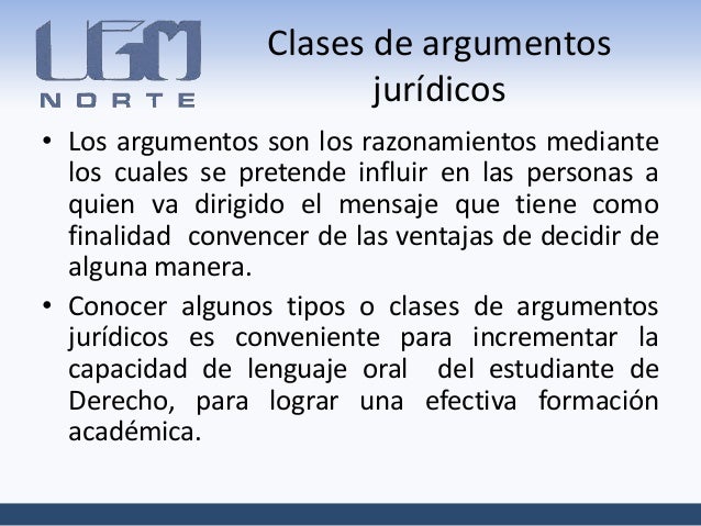 Argumentación jurídica unidad 8