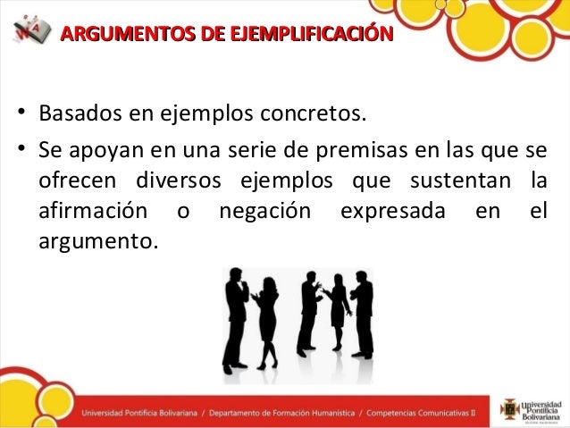 Argumentación y tipos