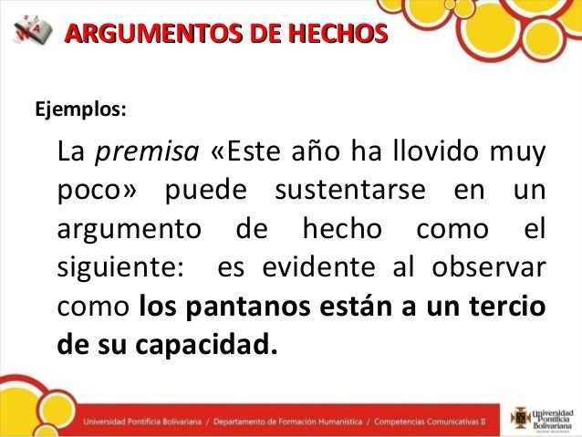 Argumentación y tipos
