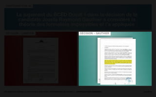 Argumentaire BCED - Vendredi 5 Juin 2015