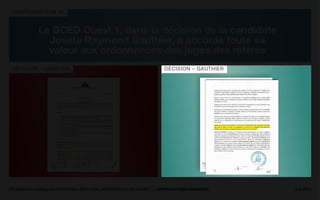 Argumentaire BCED - Vendredi 5 Juin 2015