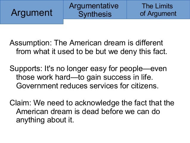 Argumentative synthesis Example | Graduateway argumentative synthesis