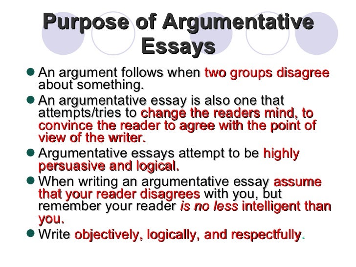 argumentative discourse definition