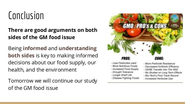 argumentative essay for genetically modified food