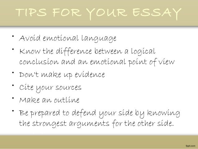 argumentative essay discursive essay format