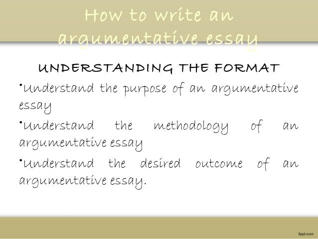 argumentative essay discursive essay format