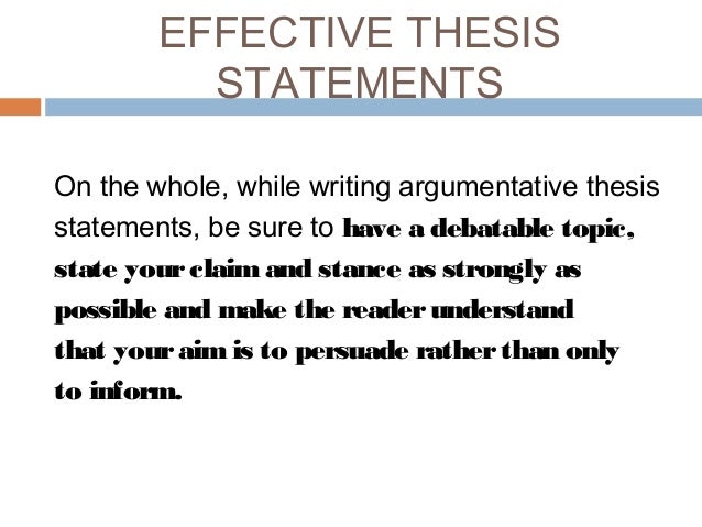 topics to write a argumentative essay on