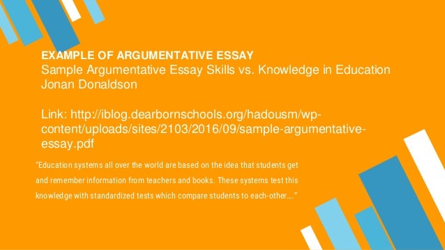 Argumentative Essay: Getting a Good Education argumentive essay on wisdom educate