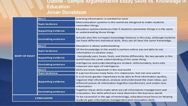 Free argumentative essay examples picture