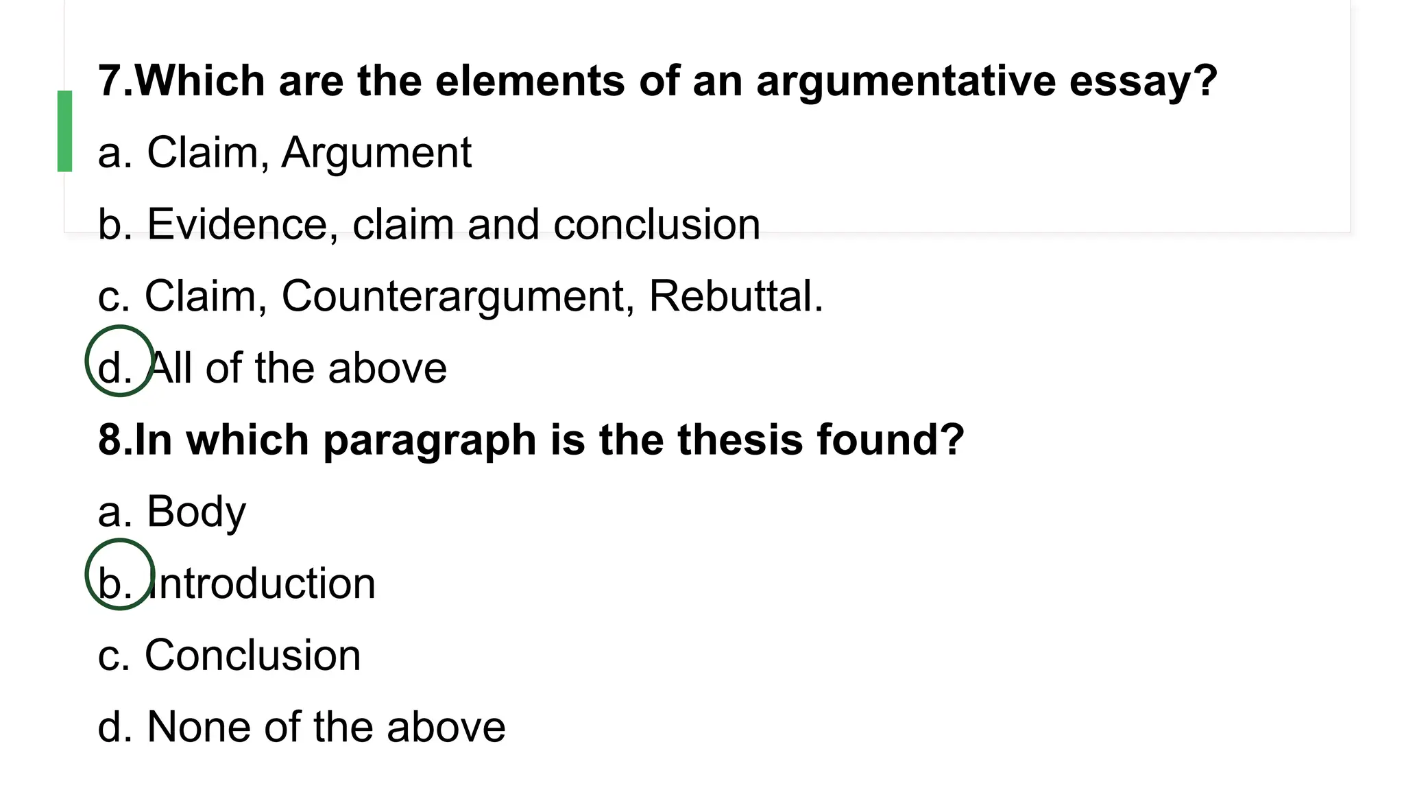 what is an argumentative essay and its characteristics? | PPTX