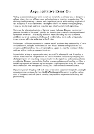 Argumentative Essay On. 004 Essay Example Ideas For Argumentative ...