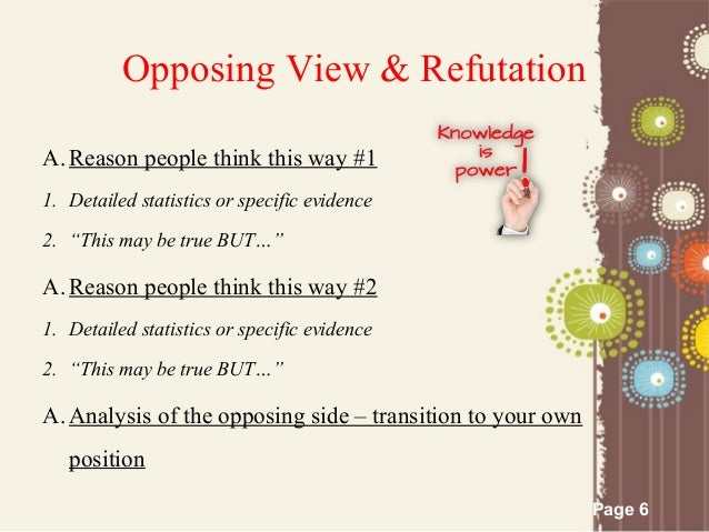 Refutation essay topics