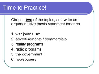 ARGUMENTATIVE ESSAY POWERPOINT.ppt