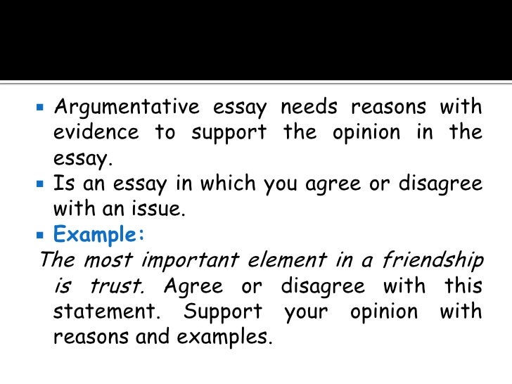 Argumentative essay block organization
