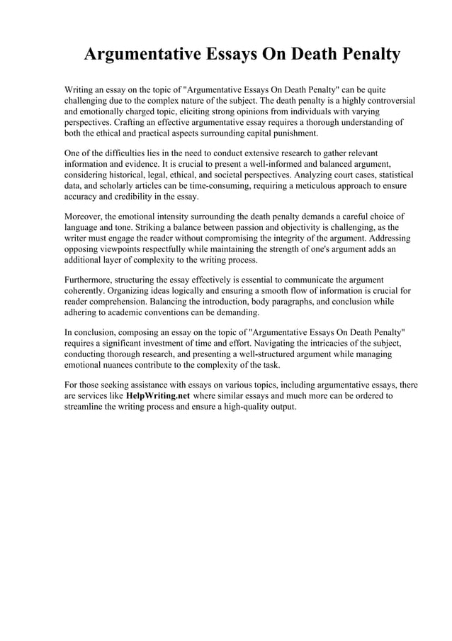 Argumentative Essays On Death Penalty.pdf