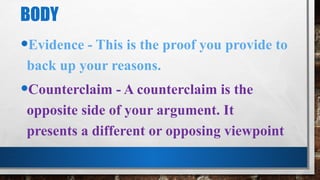 Argumentative Text. english grammar teach | PPTX