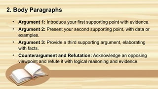 Refte Example Argumentative Text POWERPOINT PRESENTATION | PPTX