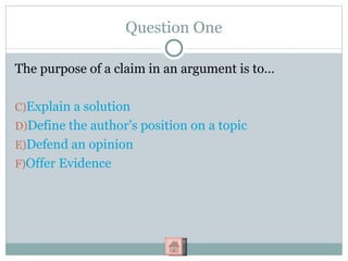 Argumentative Writing | PPS