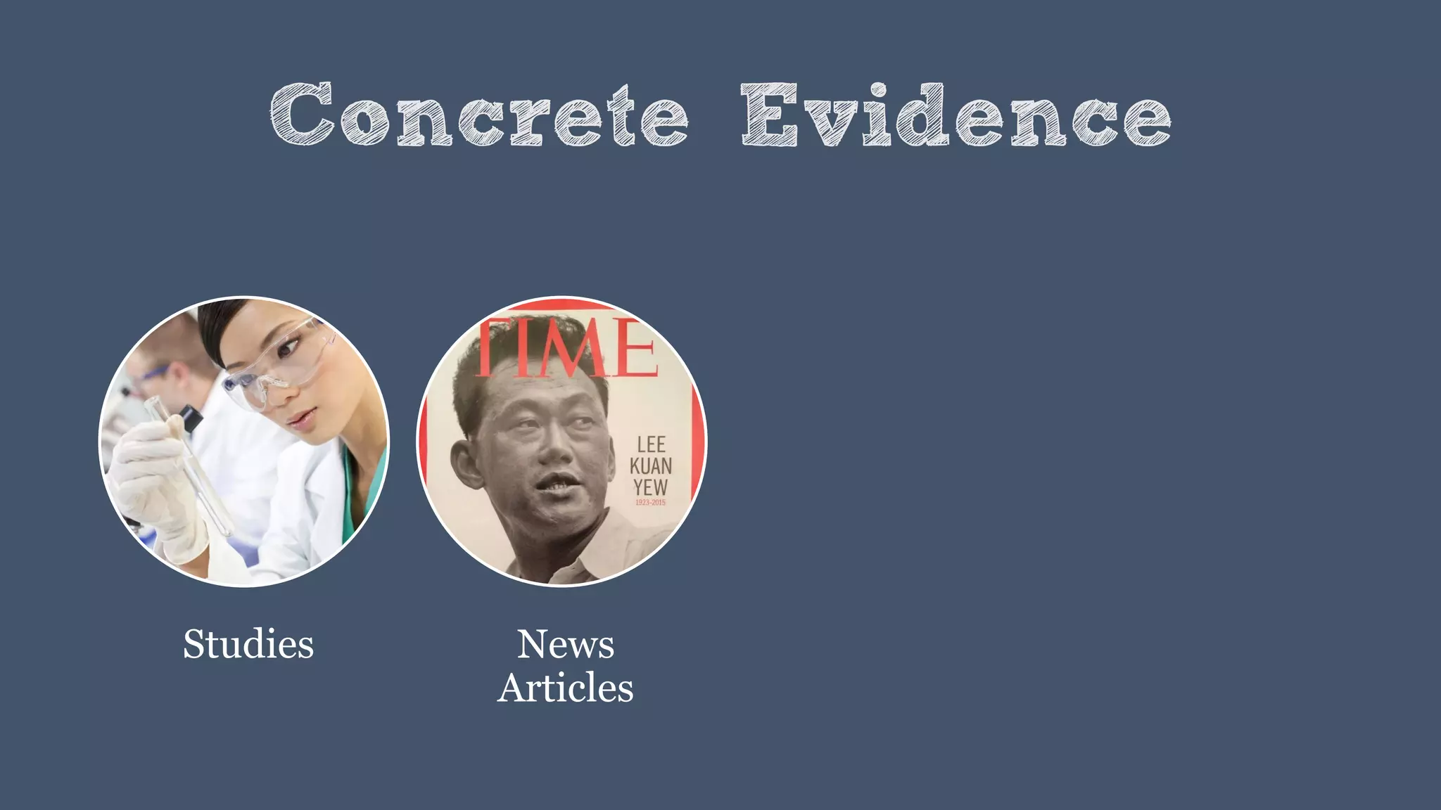 Concrete Evidence
Studies News
Articles
 