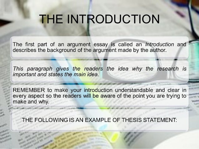 Good argument essays