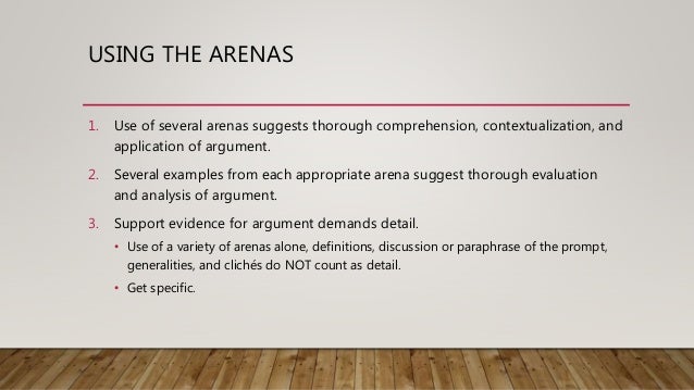 evaluation argument essay
