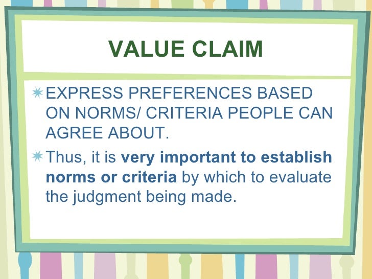 Claim of fact essay examples