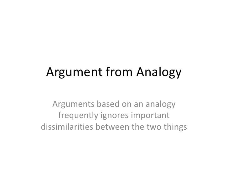 analogy argumentative essay topics