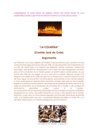 Argumentos de las Obras