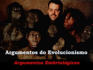 Argumentos do Evolucionismo
  Argumentos Embriológicos
         Evolucionismo - Prof. Albano   33
                   Novaes
 