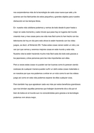 Argumentos De Informatica 1