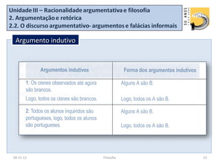 Argumento indutivo




28-11-12              Filosofia   13
 