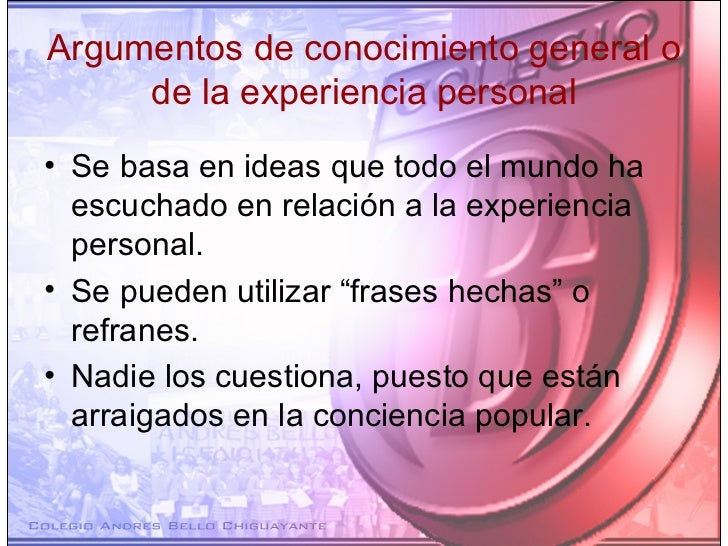 Argumentos Emotivos Afectivos