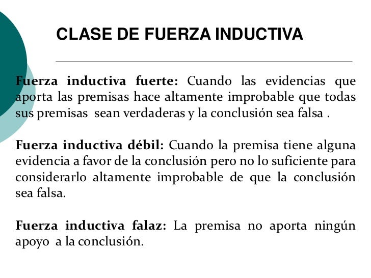 Argumentos Inductivos . Ex