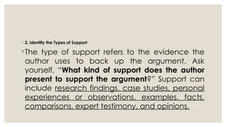 ARGUMENT english for academic and professional purposes | PPTX