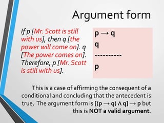 Arguments And Methods Of Proof