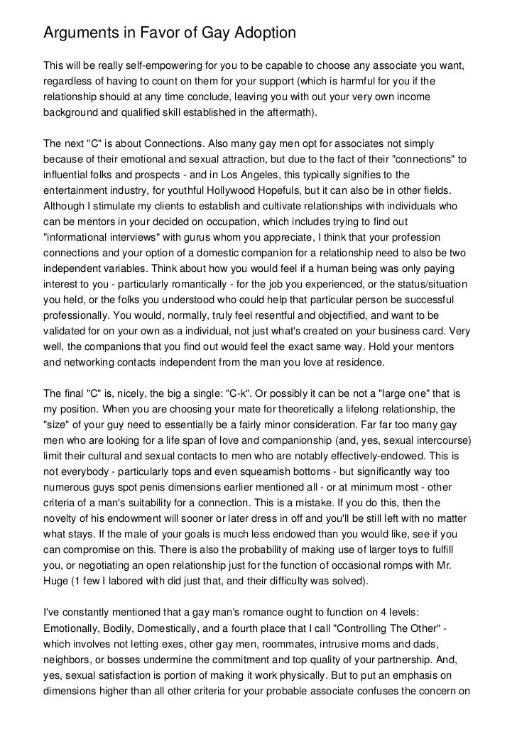 Essay on Gay Rights essay on gay rights