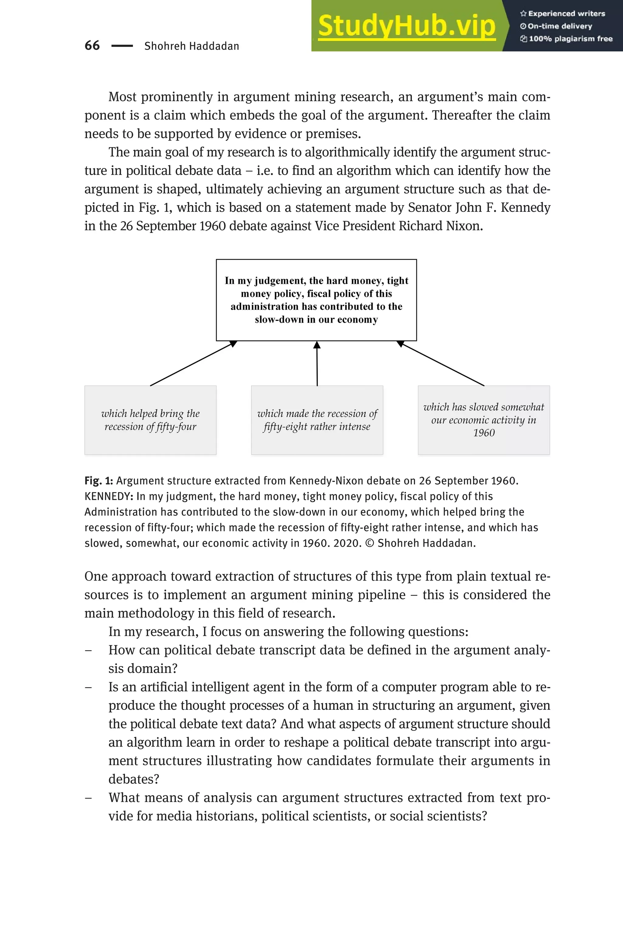 Argument Structures Of Political Debates | PDF