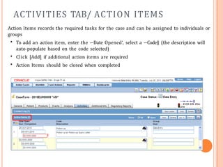 Product. Tab Argus Database Tutorial Argus database overview notes notes.pptx