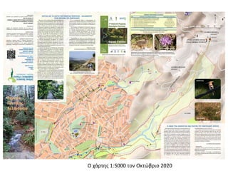Ο χάρτης 1:5000 τον Οκτώβριο 2020
 