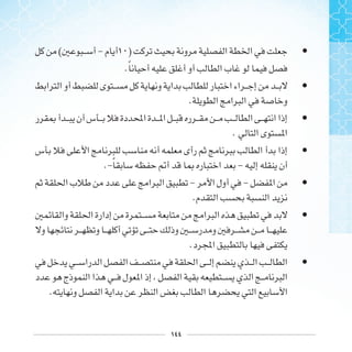 ١٤٤
•( - )
.‫ﹰ‬
•
.
•
.
•
.-‫ﹰ‬ -
•- -
.
•
. 
•
.
 