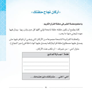 ٣١
« ‫ﺡ‬ ‫ﻥ‬ ‫ﺃﺭ‬»
: ‫ﺍ‬‫ﺁﻥ‬ ‫ﺍ‬ ‫ﰲ‬‫ﲑ‬ ‫ﺍ‬ ‫ﻭ‬
.
. ( ) ( )
. - -
‫ﰒ‬ ‫ﺃﻭ‬ ‫ﺃ‬:
.......................................................................................................
......................................................................................................
......................................................................................................
... ‫ﺍ‬ ‫ﺩ‬ ‫ﺭ‬ ...‫ﱵ‬ ‫ﺃ‬/ ‫ﺃ‬
 