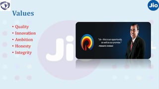 Values
• Quality
• Innovation
• Ambition
• Honesty
• Integrity
 