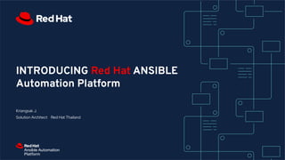 INTRODUCING Red Hat ANSIBLE Automation Platform | PDF