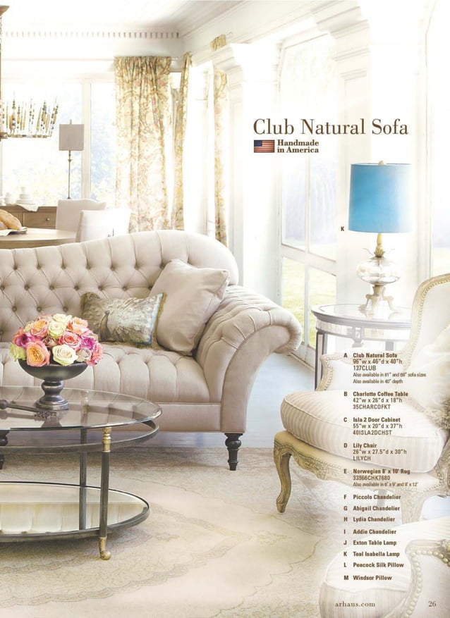 Arhaus Furniture Annual Upholstery Sale