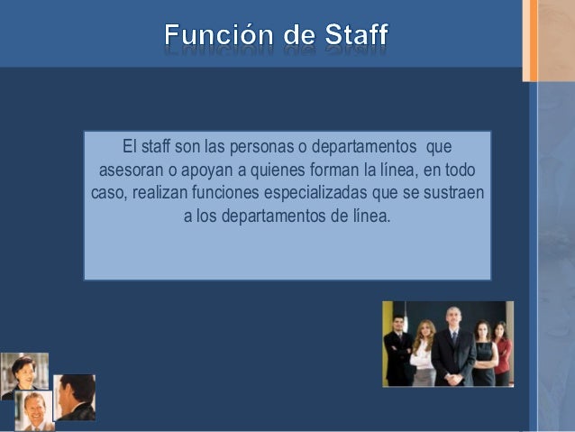 Responsabilidad De Linea Y Funcion Staff En La Arh