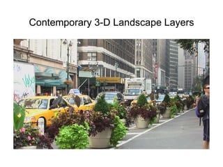 Contemporary 3-D Landscape Layers

 