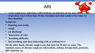 Acute respiratory infection, ARI, SPP UNIT 2 | PPTX