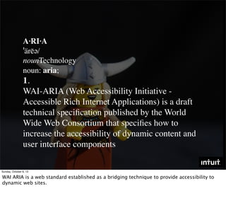 Hitting the accessibility high notes with ARIA