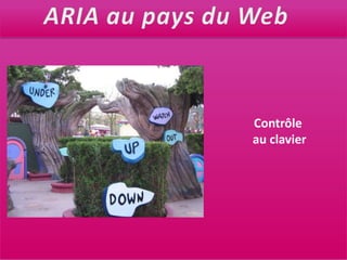 ARIA au pays du WebContrôle au clavier
