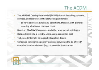 Acdm Example The Ariadne Project | PDF